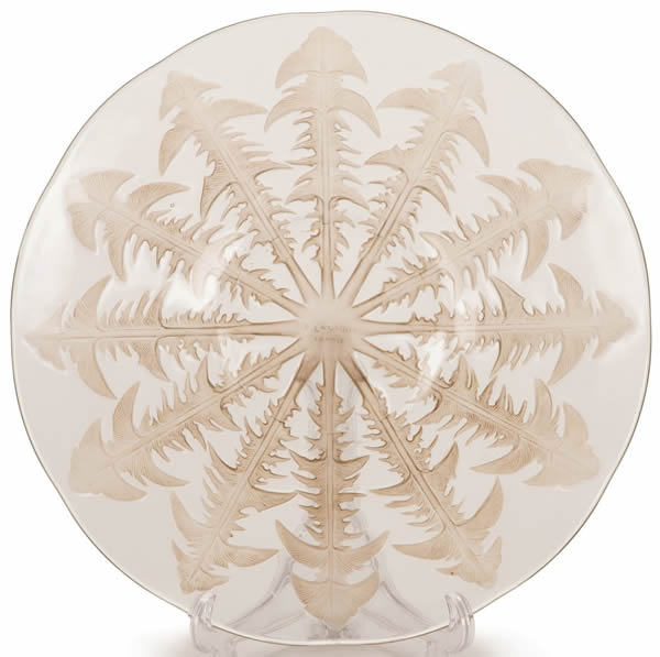 R. Lalique Pissenlit Plate