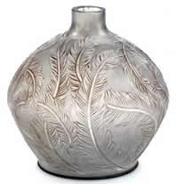 Rene Lalique Vase Plumes