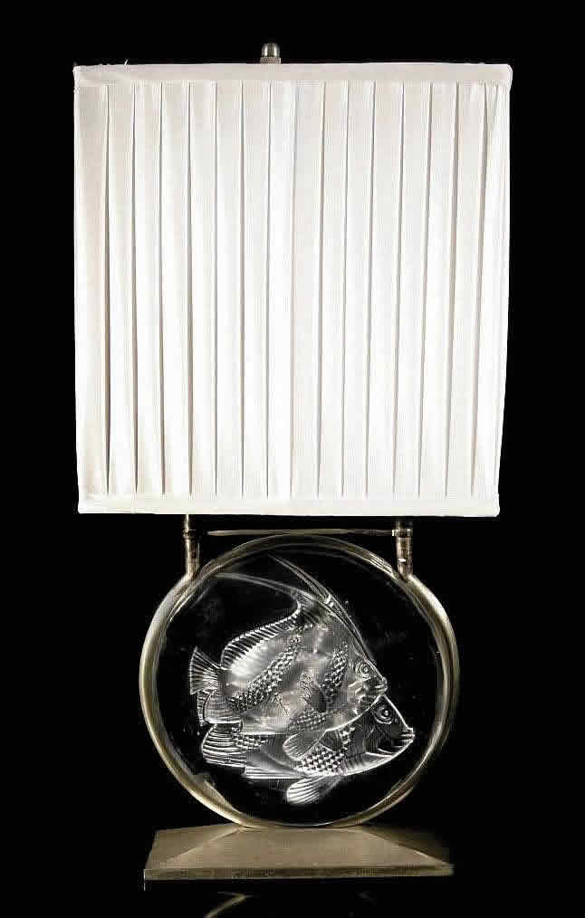 Rene Lalique Lamp Poissons