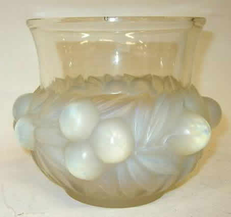 Rene Lalique  Prunes Vase 
