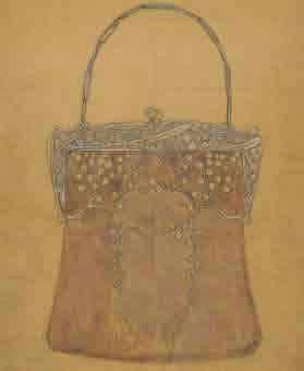Rene Lalique Handbag Drawing