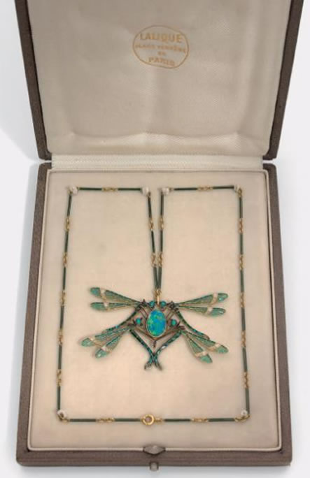 R. Lalique Quatre Libellules-4 Pendant