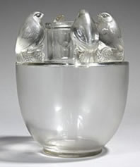 R. Lalique Quatre Moineaux Vase