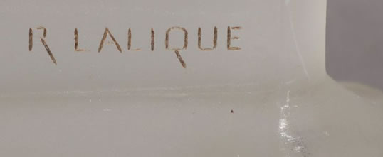 R. Lalique Quatre Perruches Pendulette