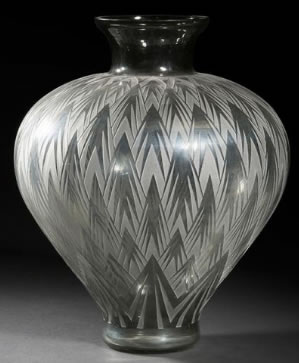 R. Lalique Radis Vase