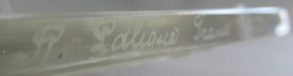 R. Lalique Raisin Muscat Menu
