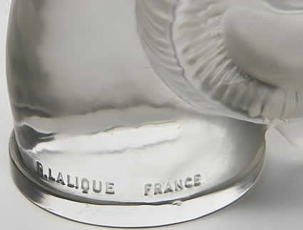 R. Lalique Ram's Head Car Mascot
