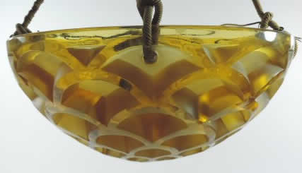 R. Lalique Rinceaux Light Fixture