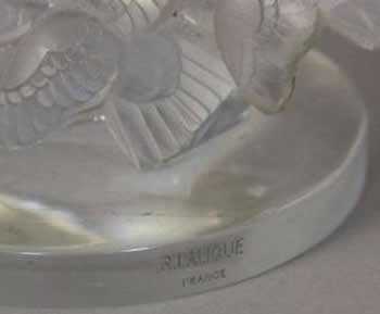 R. Lalique Roitelets Clock