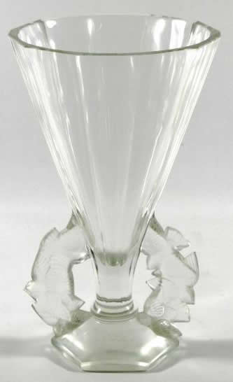 R. Lalique Roitelets Vase