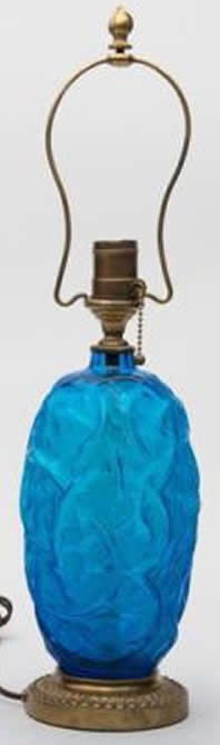 R. Lalique Ronces Vase Lamp