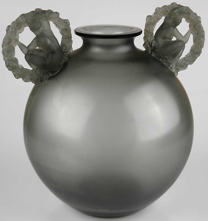 Rene Lalique Vase Ronsard