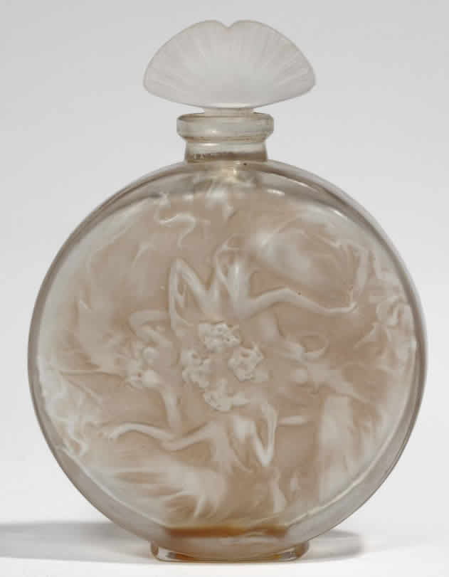 Rene Lalique Rosace Figurines Perfume Bottle
