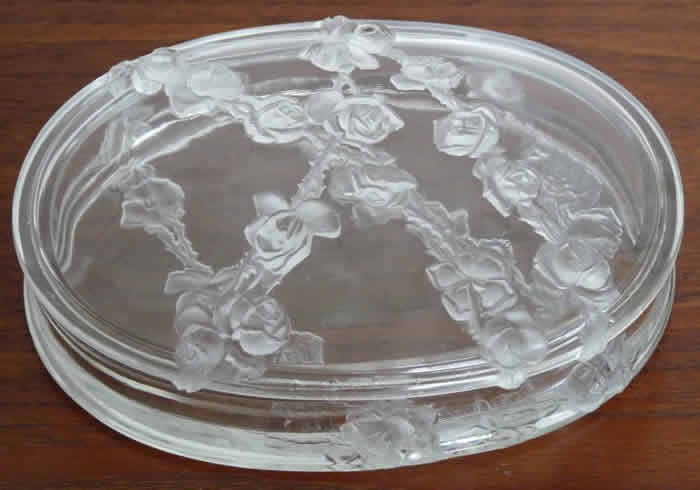 R. Lalique Roses In Relief Box