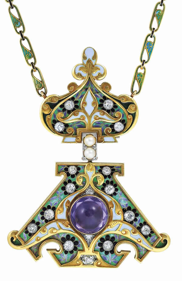 Rene Lalique Royal Crown Pendant