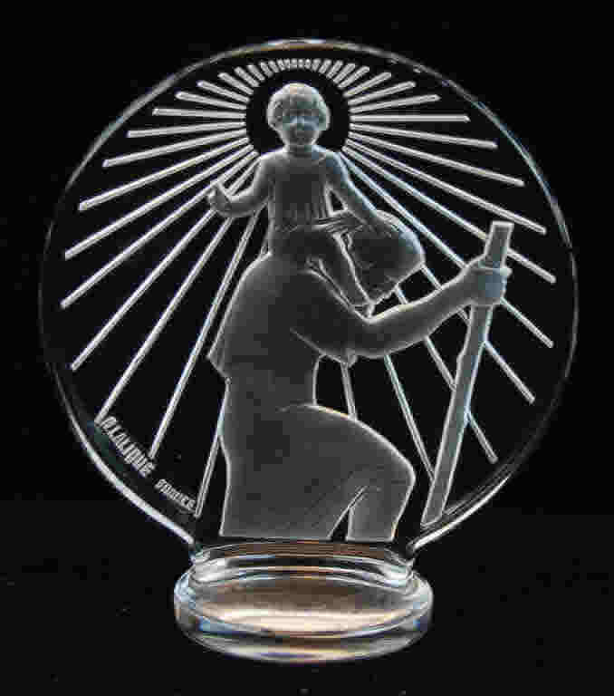 R. Lalique Saint Christophe Car Mascot