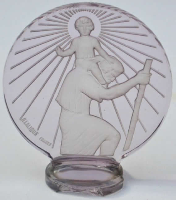 Rene Lalique  Saint-Christophe Mascot 