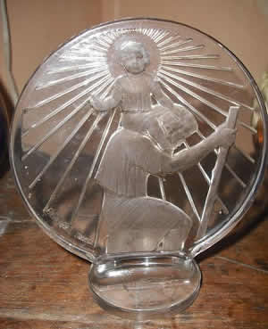 R. Lalique Saint Christopher Hood Ornament