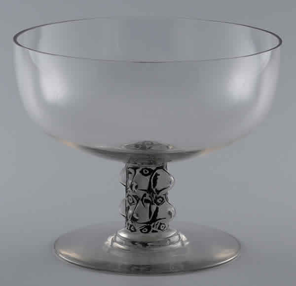 R. Lalique Saint-Denis Footed Bowl