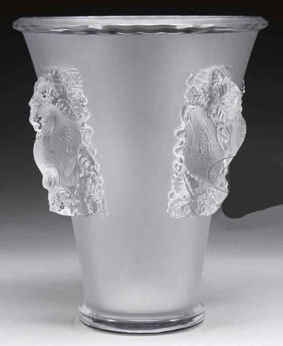 Rene Lalique Saint-Emilion Vase
