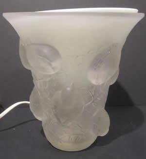 R. Lalique Saint Francois Vase Lamp