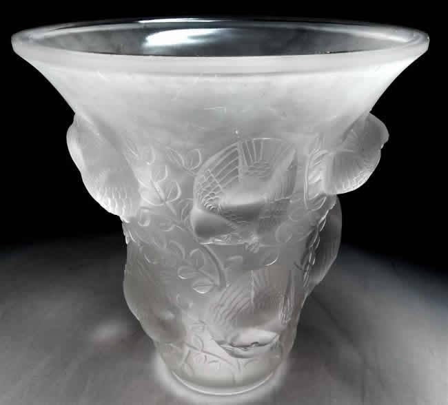 Rene Lalique Vase Saint Francois