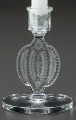 R. Lalique Saint-James Candleholder
