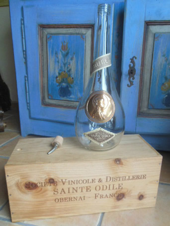 Rene Lalique  Sainte-Odile Wine Bottle 