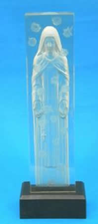 Rene Lalique  Sainte Therese De L'Enfant Jesus Statue 