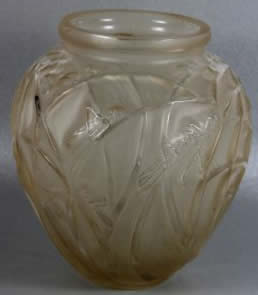 Rene Lalique Vase Sauterelles