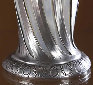 R. Lalique Scarabees Rhinoceros Glass