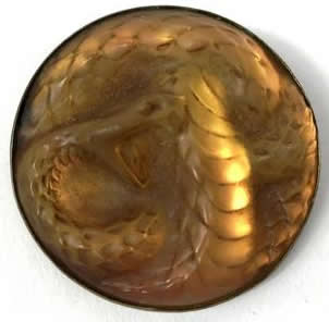 R. Lalique Serpent Broche