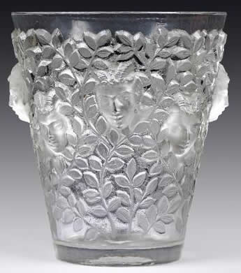 R. Lalique Silenes Vase