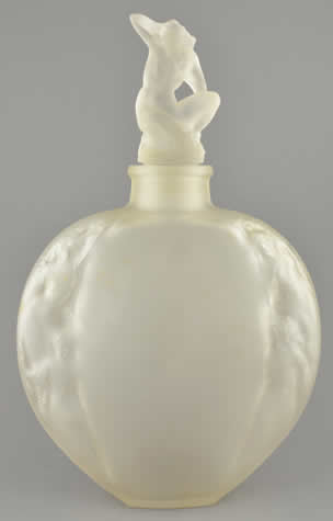 Rene Lalique Vase Sirene Avec Bouchon Figurine