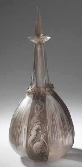 R. Lalique Sirenes Et Grenouilles Decanter