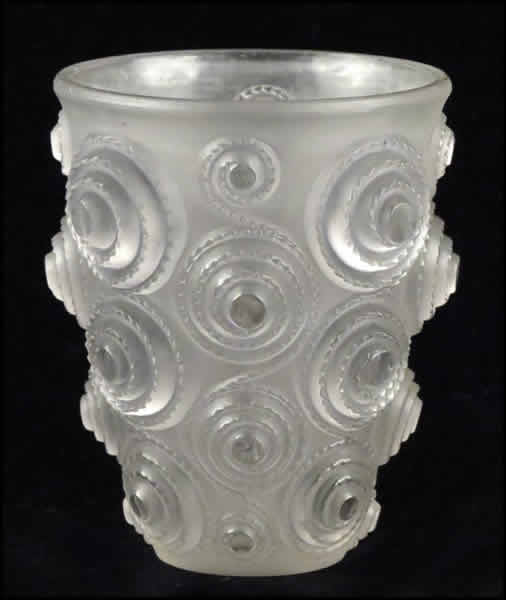 R. Lalique Spirales Vase
