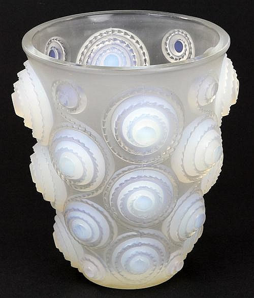 Rene Lalique Vase Spirales