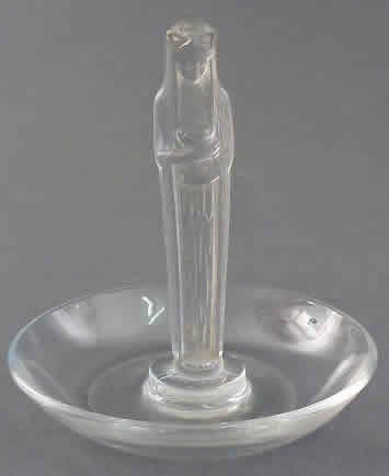 Rene Lalique  Statuette De La Fontaine Pin Dish 