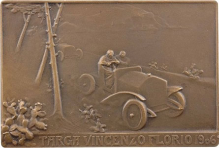 Rene Lalique  Targa Vincenzo Florio 1906 Plaque 