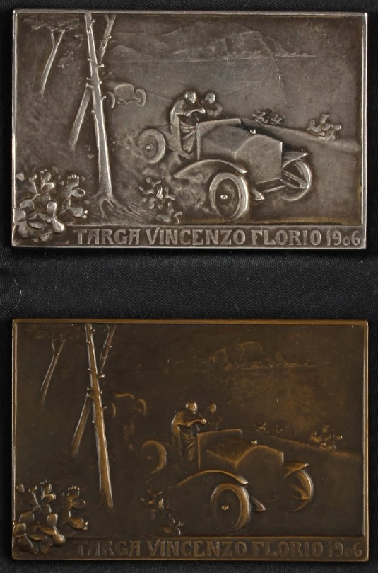 Rene Lalique Plaque Targa Vincenzo Florio 1906