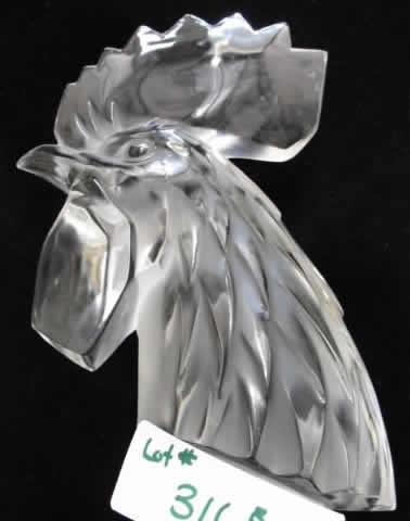 R. Lalique Tete De Coq Car Mascot
