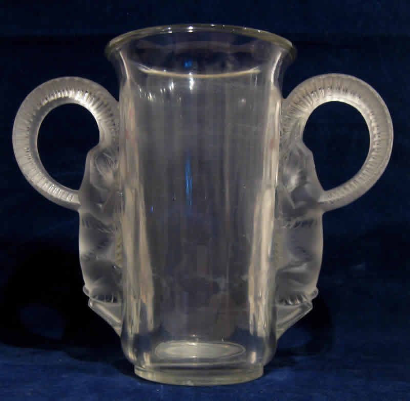 R. Lalique Thibet Vase