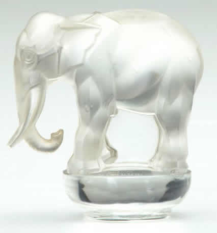 Rene Lalique Toby Paperweight