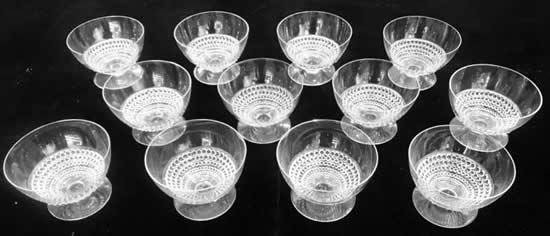 Rene Lalique Champagne Glass Nippon