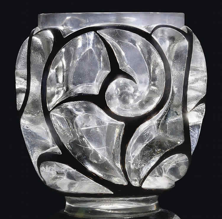 R. Lalique Tourbillons Vase