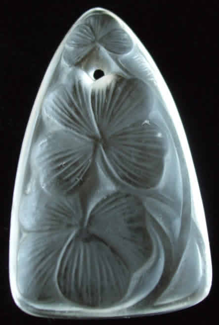 Rene Lalique Pendant Trefles