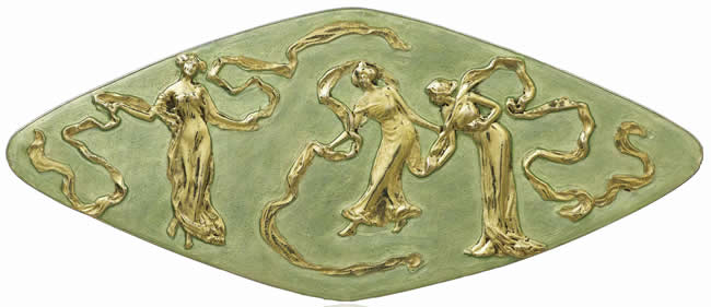 Rene Lalique Trois Danseuses Brooch