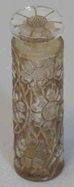 R. Lalique Tube Fleurs Forvil Perfume Bottle