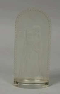 R. Lalique Vierge A L'Enfant Agenouillee Statue