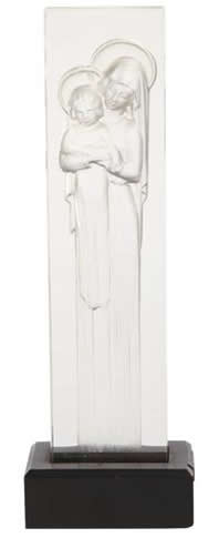 Rene Lalique  Vierge a L'Enfant Statue 